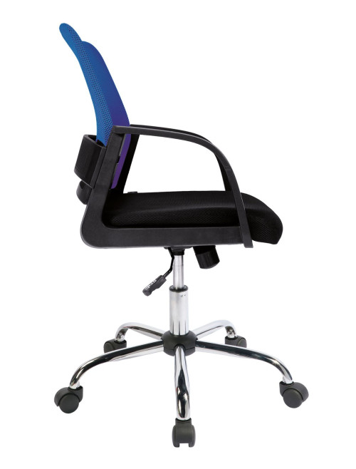 Operator Chair Blue Calypso Mesh Office Chair BCM/F1204/BL by Eliza Tinsley - enlarged view