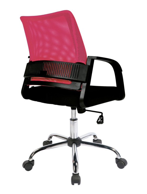 Operator Chair Raspberry Calypso Mesh Office Chair BCM/F1204/RB by Eliza Tinsley - enlarged view