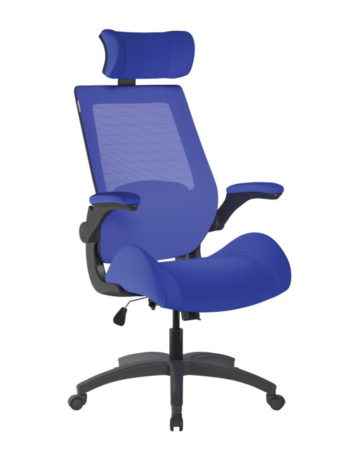 Mesh Office Chair Blue Resolute 24hr Computer Chair BCM/L1305/BL by Nautilus