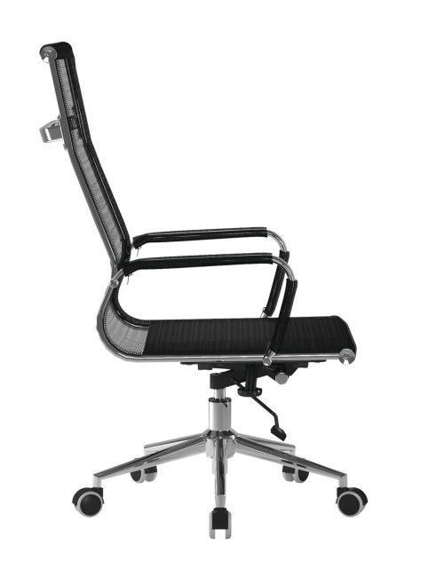 Mesh Office Chair Black Aura Hugh Back Mesh Chair BCM/9003/BK by Nautilus - enlarged view