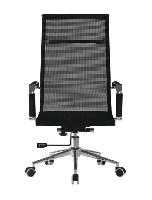 Mesh Office Chair Black Aura Hugh Back Mesh Chair BCM/9003/BK by Nautilus - enlarged view