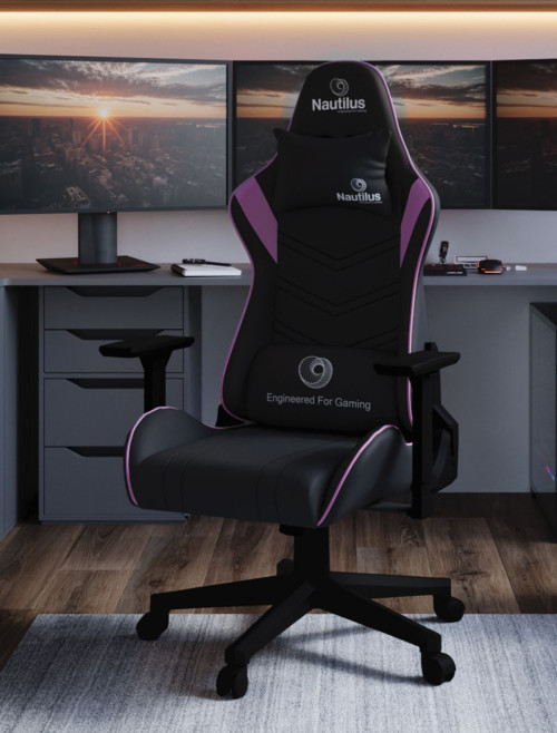 Office Chairs Purple/Black Apollo Ergonomic Gaming Chair by Nautilus