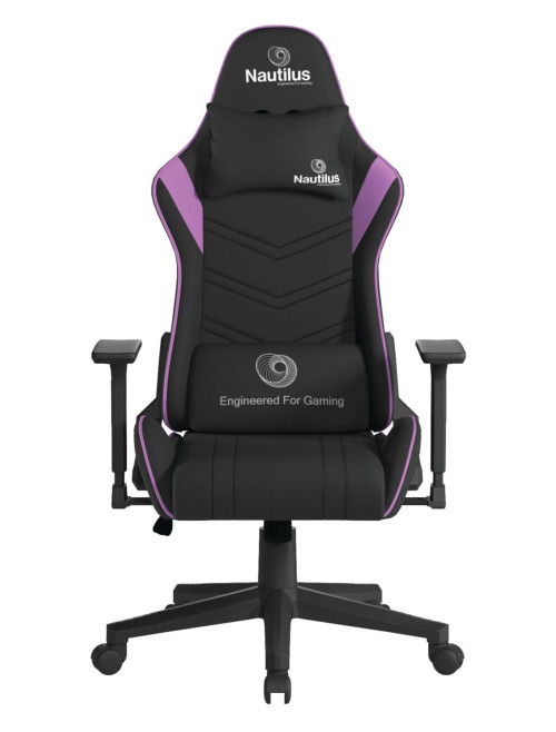 Office Chairs Purple/Black Apollo Ergonomic Gaming Chair by Nautilus - enlarged view