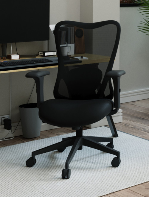 Mesh Office Chair Black Zephyr Ergonomic Mesh Chair by Nautilus