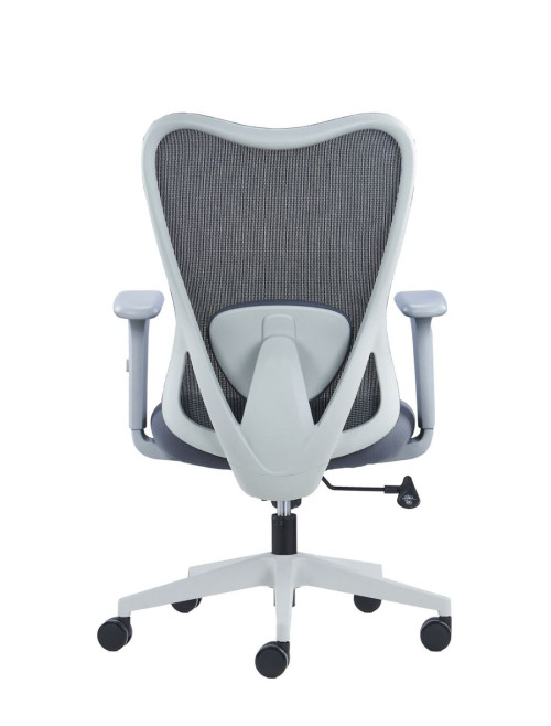 Mesh Office Chair Grey Zephyr Ergonomic Mesh Chair by Nautilus - enlarged view