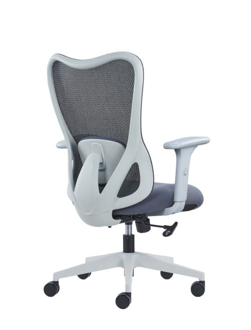 Mesh Office Chair Grey Zephyr Ergonomic Mesh Chair by Nautilus - enlarged view