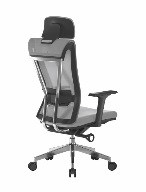 Mesh Office Chair Grey Moritz 24 Hour Ergonomic Mesh Chair by Nautilus - enlarged view