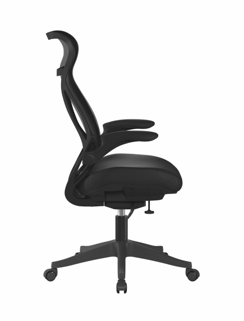 Mesh Office Chair Black Aether High Back Mesh Chair by Nautilus - enlarged view