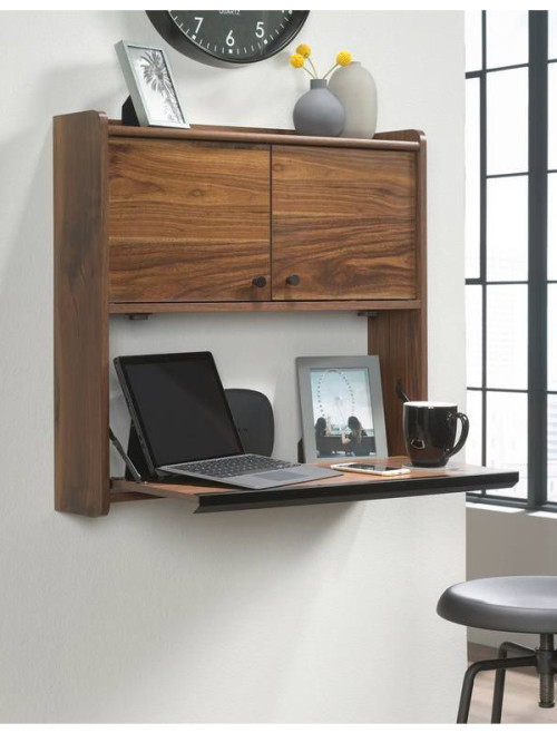 Home Office Desks Hampstead Park Walnut Wall Desk by Teknik - enlarged view