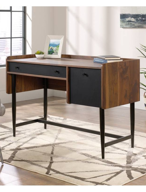 Home Office Desks Hampstead Park Walnut Compact Desk by Teknik - enlarged view