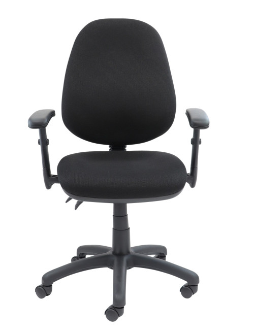 Fabric Office Chair Black Vantage 102 Operator Chair V102-00-K by Dams - enlarged view