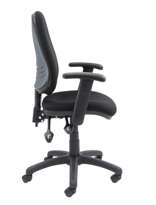 Fabric Office Chair Black Vantage 102 Operator Chair V102-00-K by Dams - enlarged view