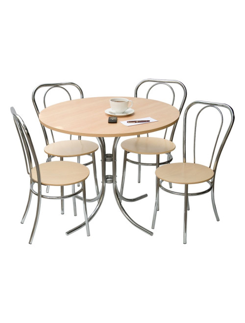 Bistro Deluxe Set with 4 Chairs 6400