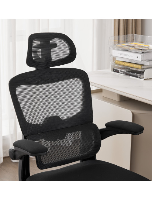 Mesh Office Chair Black Supreme Computer Chair 253-11-01-01-01 - enlarged view