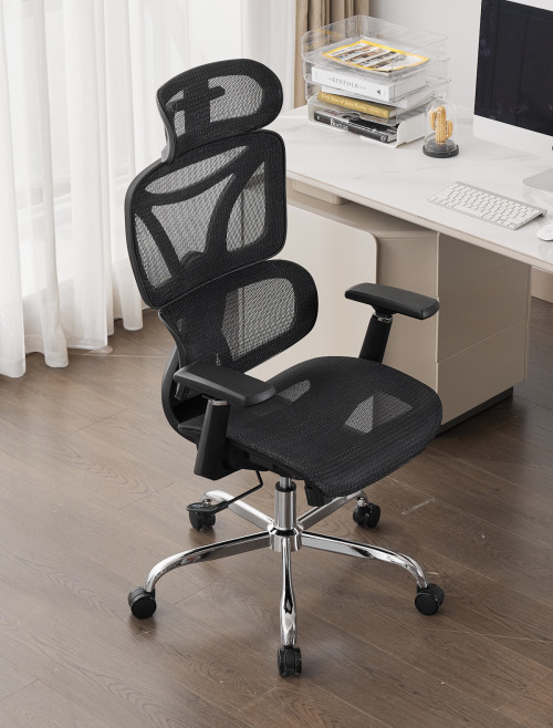 Mesh Office Chair Black Elite Executive Chair 254-11-01-01-01