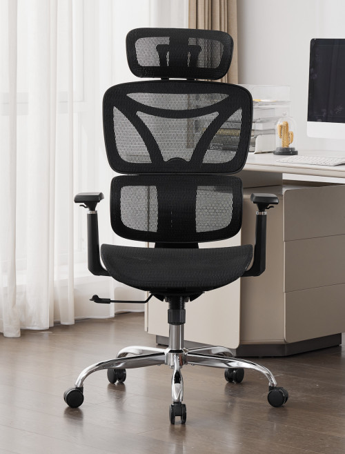 Mesh Office Chair Black Elite Computer Chair 254-11-01-01-01 - enlarged view