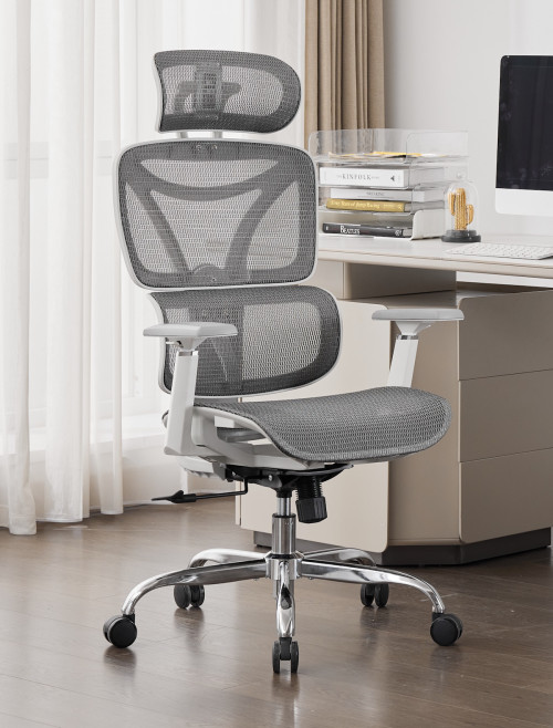 Mesh Office Chair Grey Elite Computer Chair 254-11-03-04-01 - enlarged view