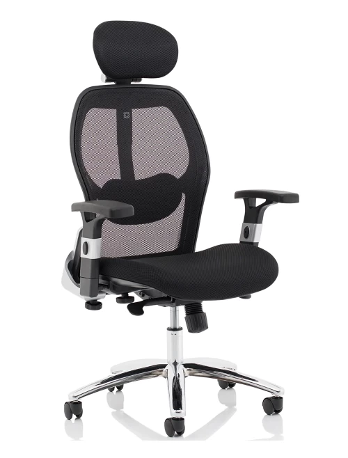 Mesh Office Chair Black Sanderson II Executive Chair OP000244 - enlarged view