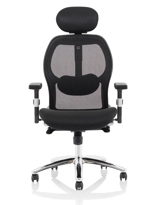 Mesh Office Chair Black Sanderson II Executive Chair OP000244 - enlarged view