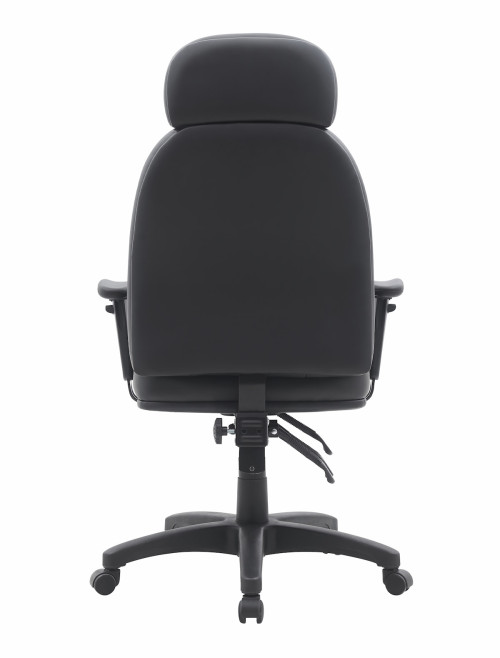 Office Chair Black Avon 24 Hour Bonded Leather Operator Chair BCL/R373/BK - enlarged view