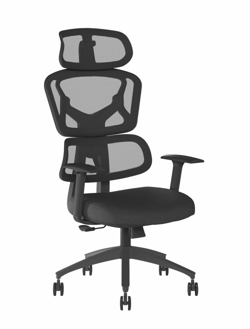 Mesh Office Chair Black Trinity Ergonomic Mesh Chair BCM/K470/BK - enlarged view