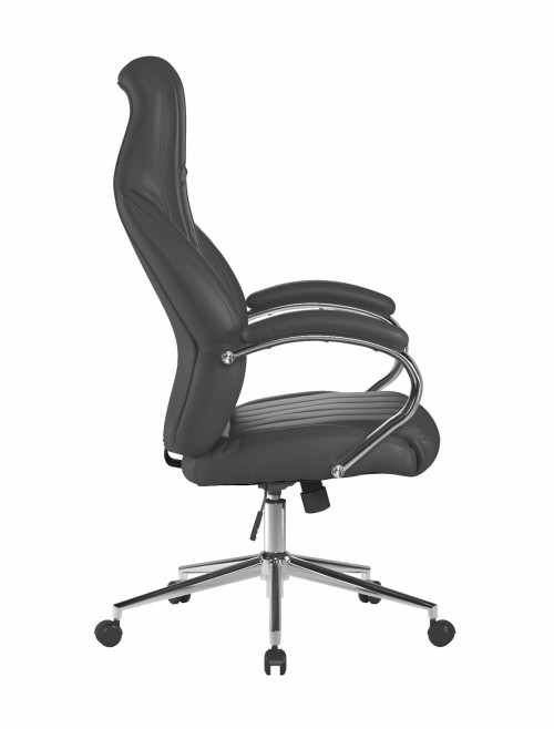 Office Chair Black Windermere PU Ergonomic Managers Chair BCP/G312/BK - enlarged view