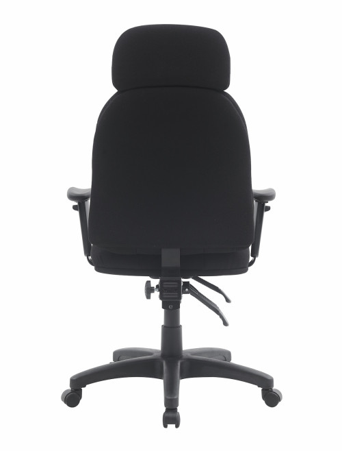 Office Chair Black Avon 24 Hour Fabric Operator Chair BCF/R373/BK - enlarged view