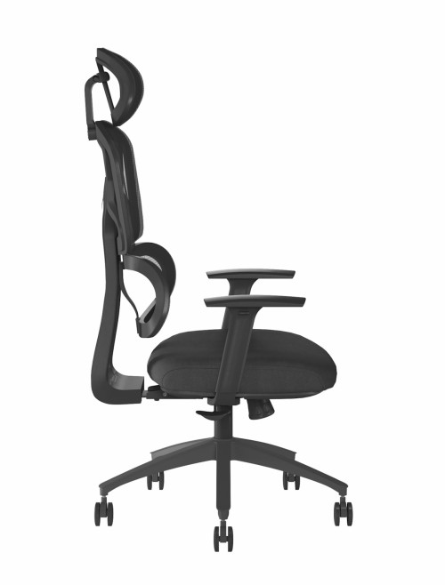 Mesh Office Chair Black Trinity Ergonomic Mesh Chair BCM/K470/BK - enlarged view