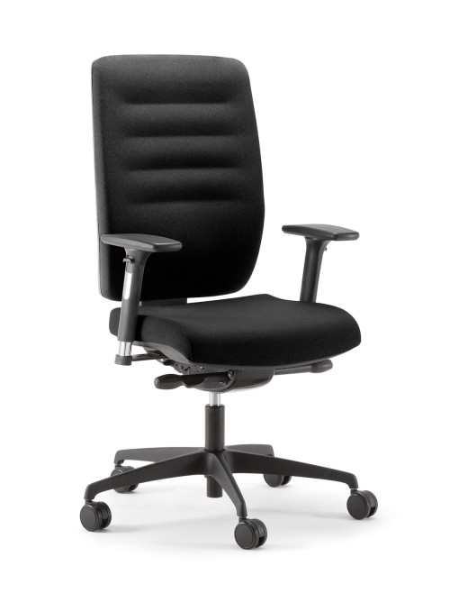 Office Chair Black Bengal High Back 24 Hour Heavy Duty Chair CH0740BK