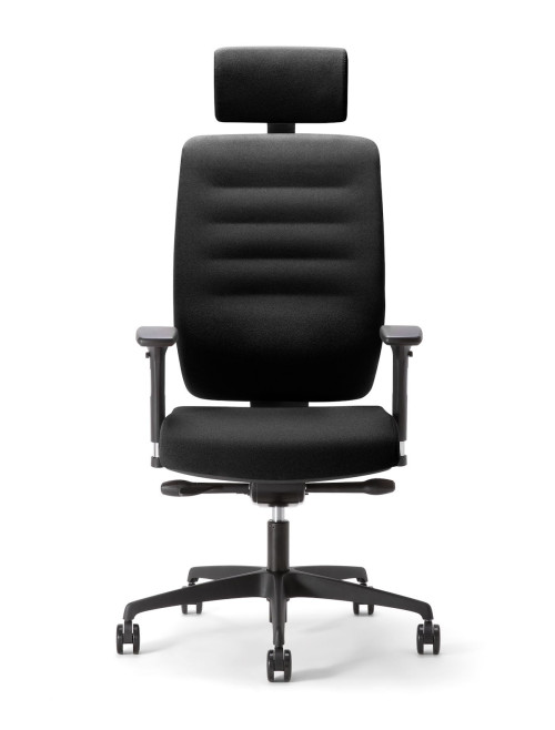 Office Chair Black Bengal High Back 24 Hour Heavy Duty Chair CH0742BK - enlarged view