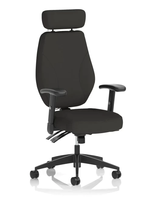 Office Chairs Black Nexus Fabric Executive Chair OP000345