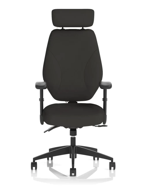 Office Chairs Black Nexus Fabric Executive Chair OP000345 - enlarged view