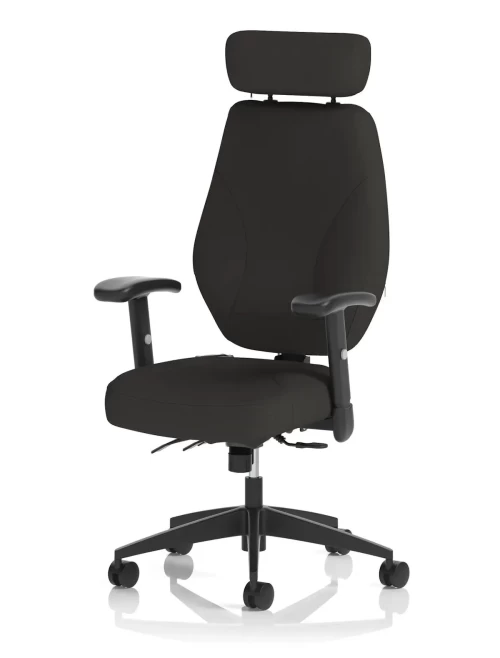 Office Chairs Black Nexus Fabric Executive Chair OP000345 - enlarged view