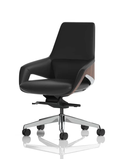 Faux Leather Office Chair Black Olive Executive Chair EX000261 - enlarged view