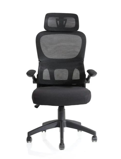 Mesh Office Chairs Iris Task Operator Chair with Headrest OP000321 - enlarged view