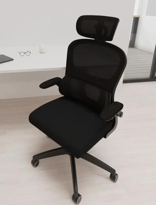 Mesh Office Chairs Iris Task Operator Chair with Headrest OP000321