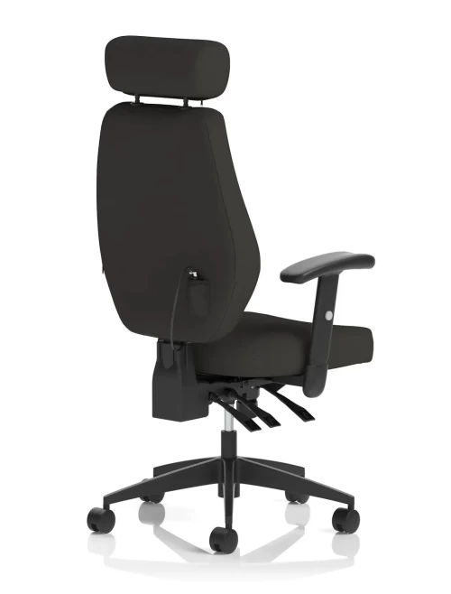 Office Chairs Black Nexus Fabric Executive Chair OP000345 - enlarged view