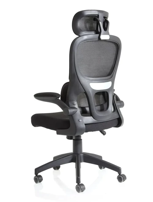 Mesh Office Chairs Iris Task Operator Chair with Headrest OP000321 - enlarged view