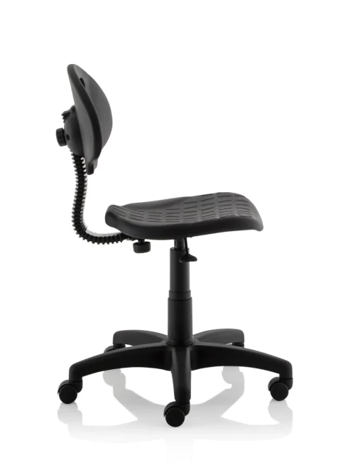 Office Chair Black Malaga PU Task Operator Chair OP000088 - enlarged view