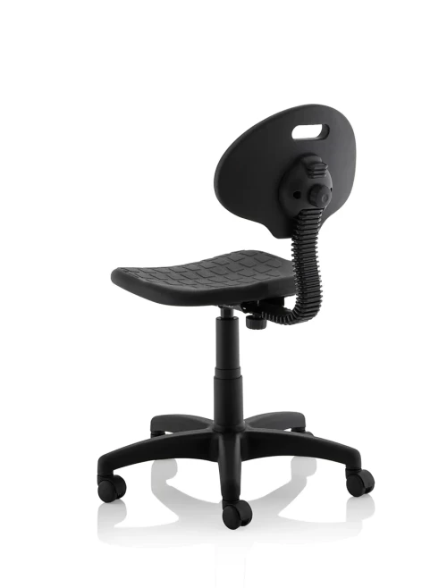 Office Chair Black Malaga PU Task Operator Chair OP000088 - enlarged view