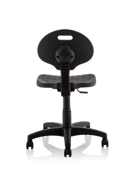 Office Chair Black Malaga PU Task Operator Chair OP000088 - enlarged view