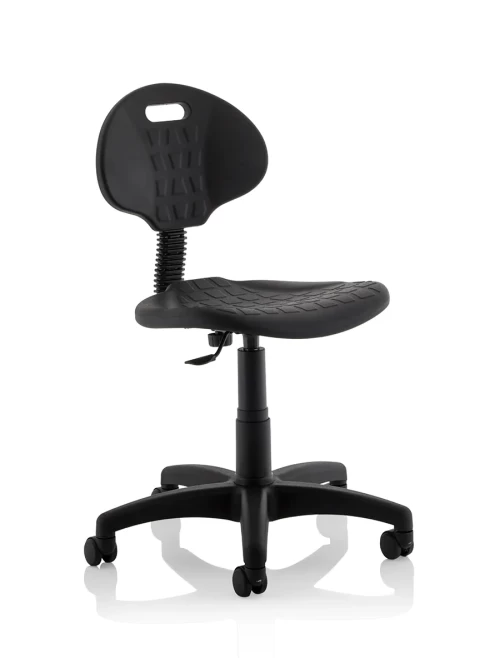 Office Chair Black Malaga PU Task Operator Chair OP000088