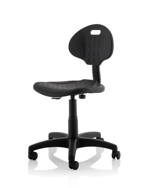 Office Chair Black Malaga PU Task Operator Chair OP000088 - enlarged view