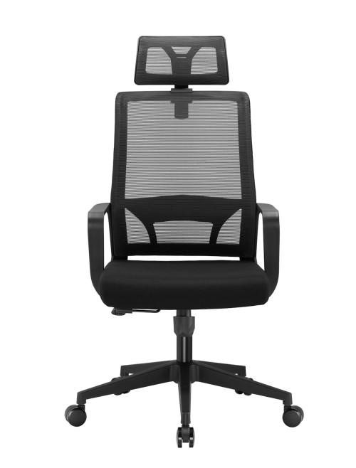 Mesh Office Chair Cambridge Plus Black Office Chair CH-CAMP-BLK - enlarged view