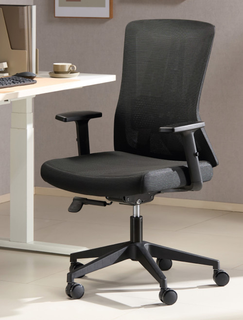 Mesh Office Chair Oxford Black Office Chair CH-OXF-BLK - enlarged view