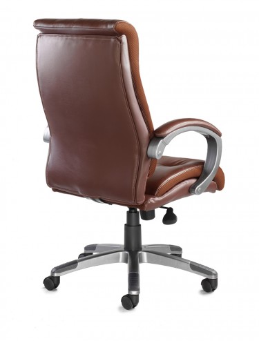 Catania Leather Faced Manager High Back Chair CAT300T1 - enlarged view