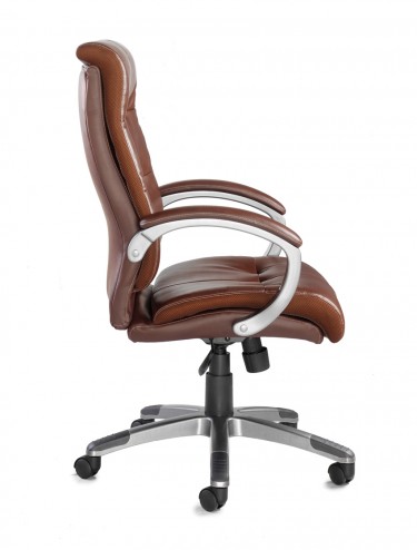 Catania Leather Faced Manager High Back Chair CAT300T1 - enlarged view