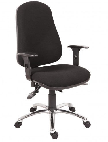 Ergo Comfort Steel Executive Operator Chair 9500BLK/R500 - enlarged view