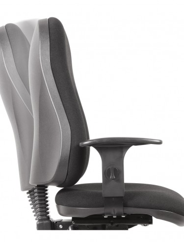 Ergo Comfort Steel Executive Operator Chair 9500BLK/R500 - enlarged view